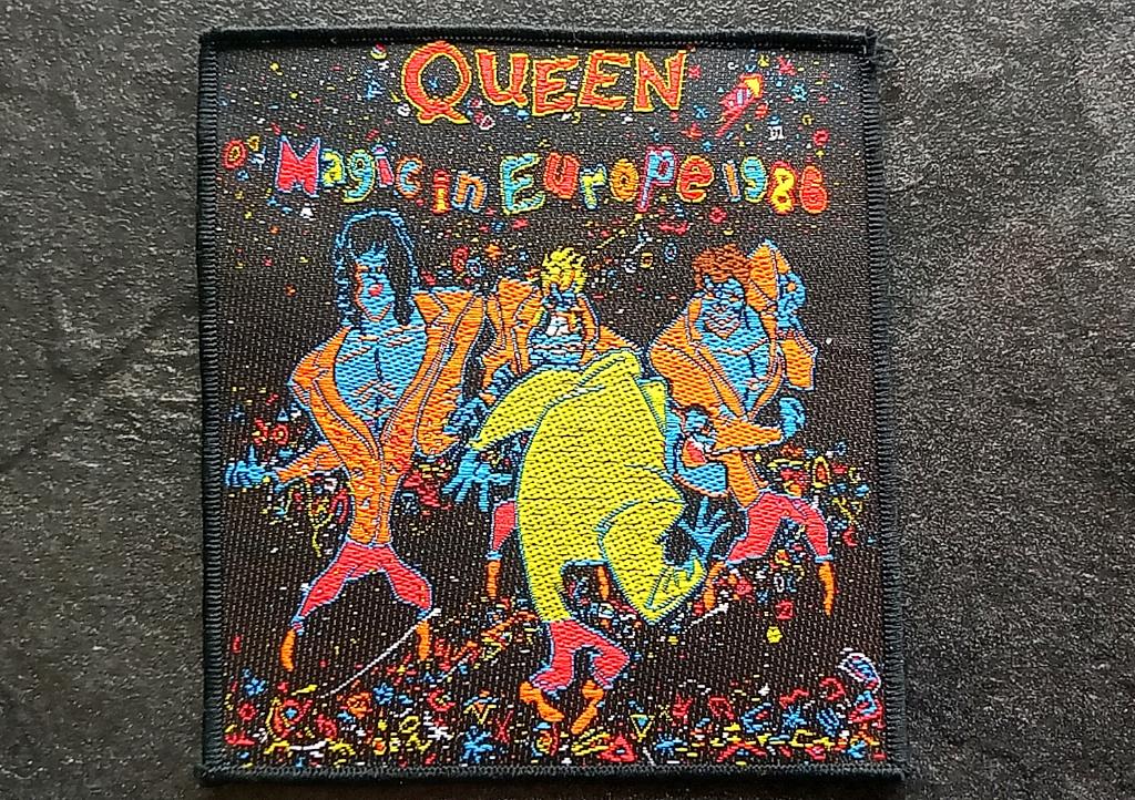 Queen prachtige vintage magic in Europe 1986 patch q35, Verzenden, Nieuw, Kleding