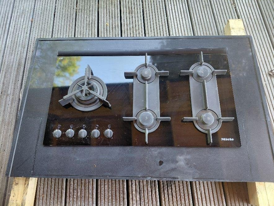 Kookplaat 5 pits, Ophalen, Gebruikt, Inbouw, Gas