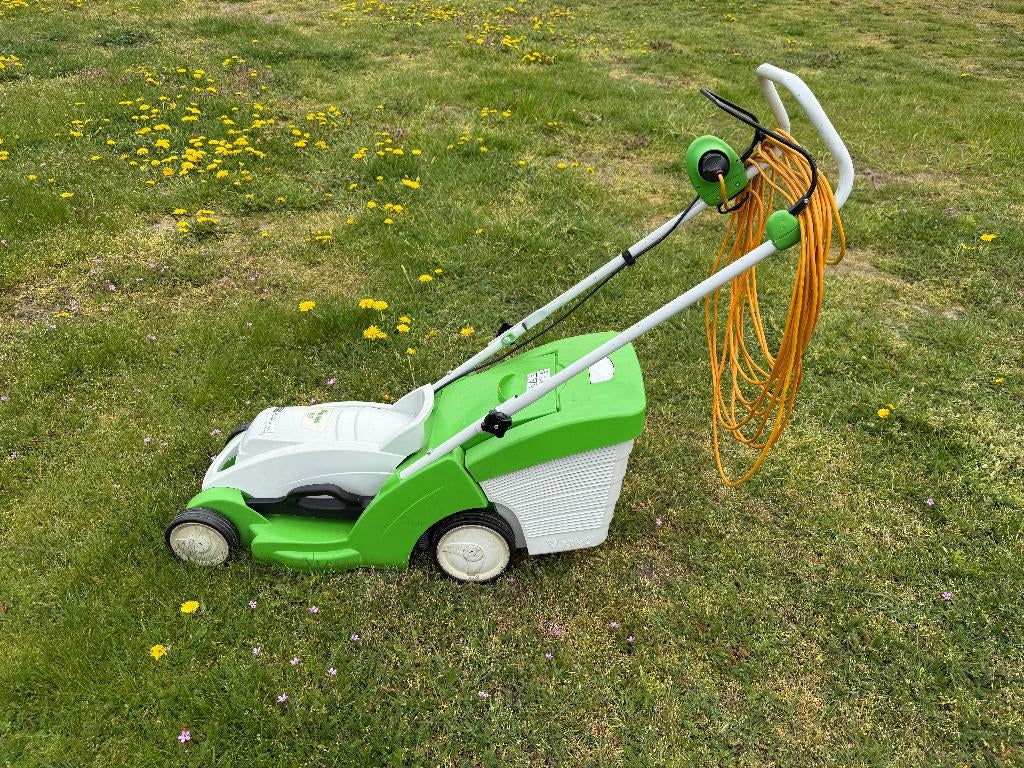 Viking elektrische grasmaaier, Tuin en Terras, Ophalen, Cirkelmaaier, Elektrische grasmaaier, Opvangbak