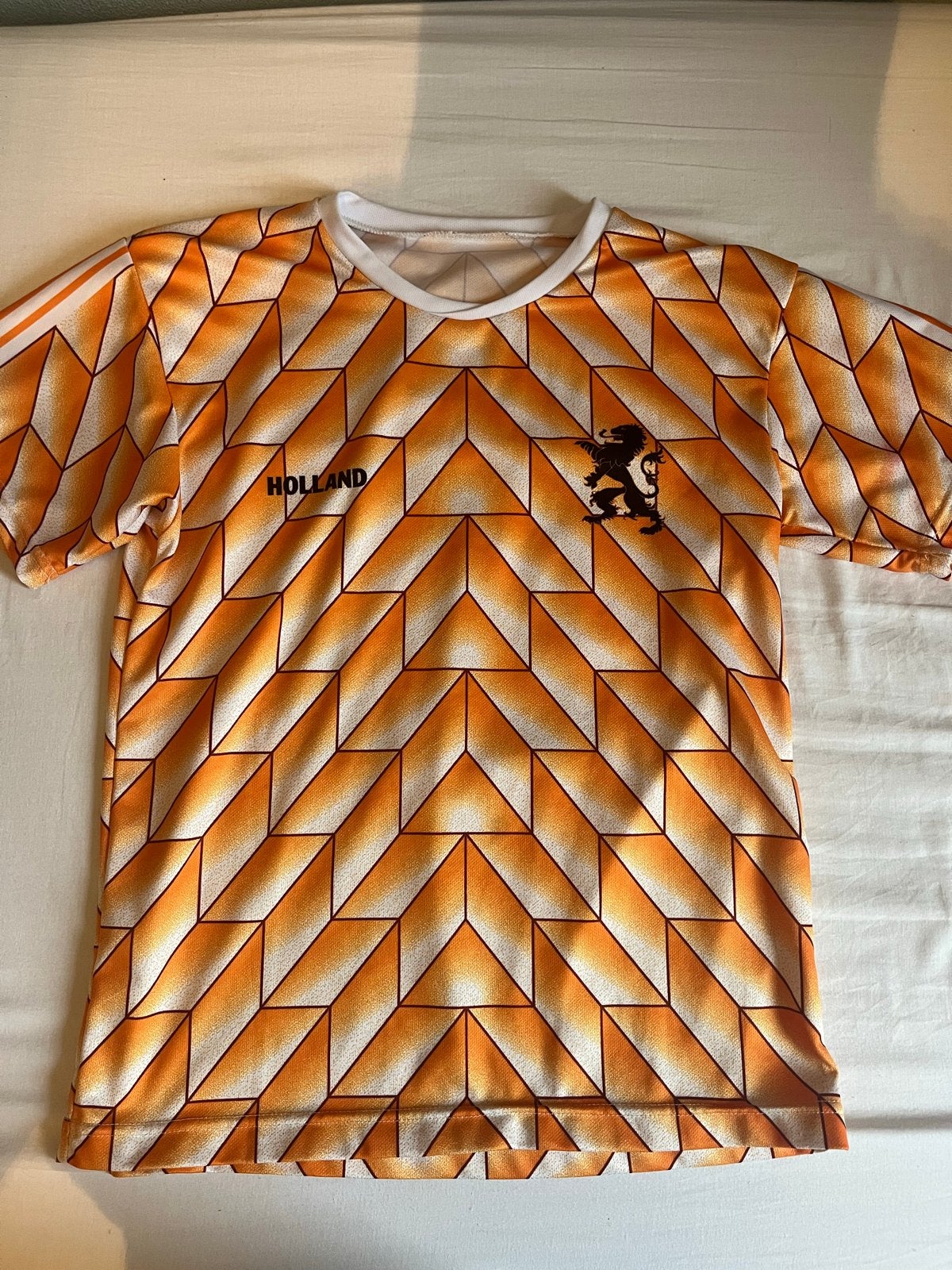 Vintage Nederland Gullit 10 Voetbalshirt Oranje, Maat 48/50 (M), Oranje, Ophalen of Verzenden, Voetbal