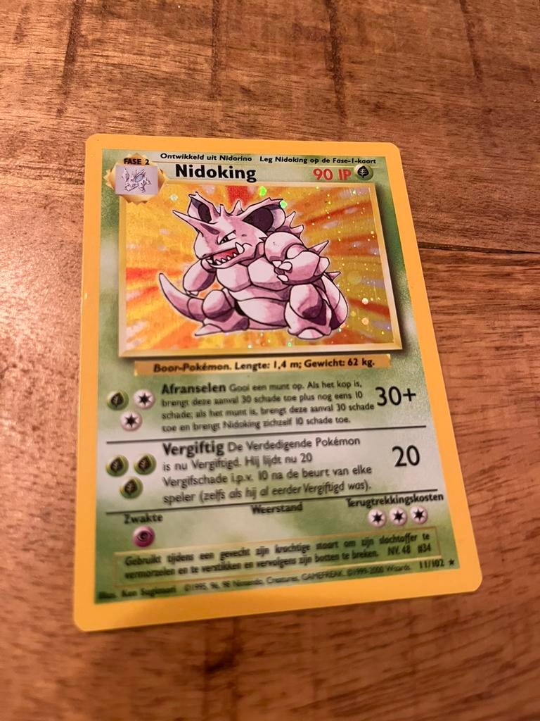 Nidoking, Ophalen of Verzenden, Zo goed als nieuw