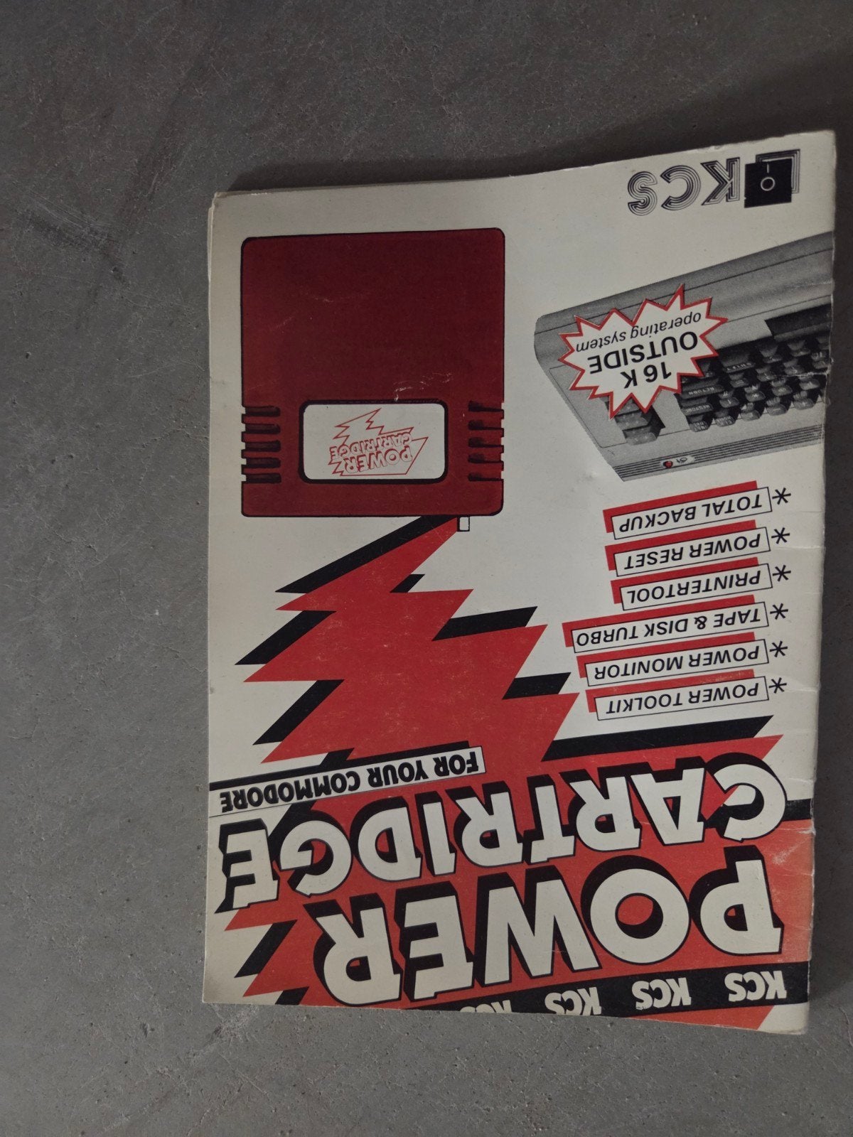 KCS Power Cartridge voor Commodore - Gebruikershandleiding, Ophalen of Verzenden, KCS