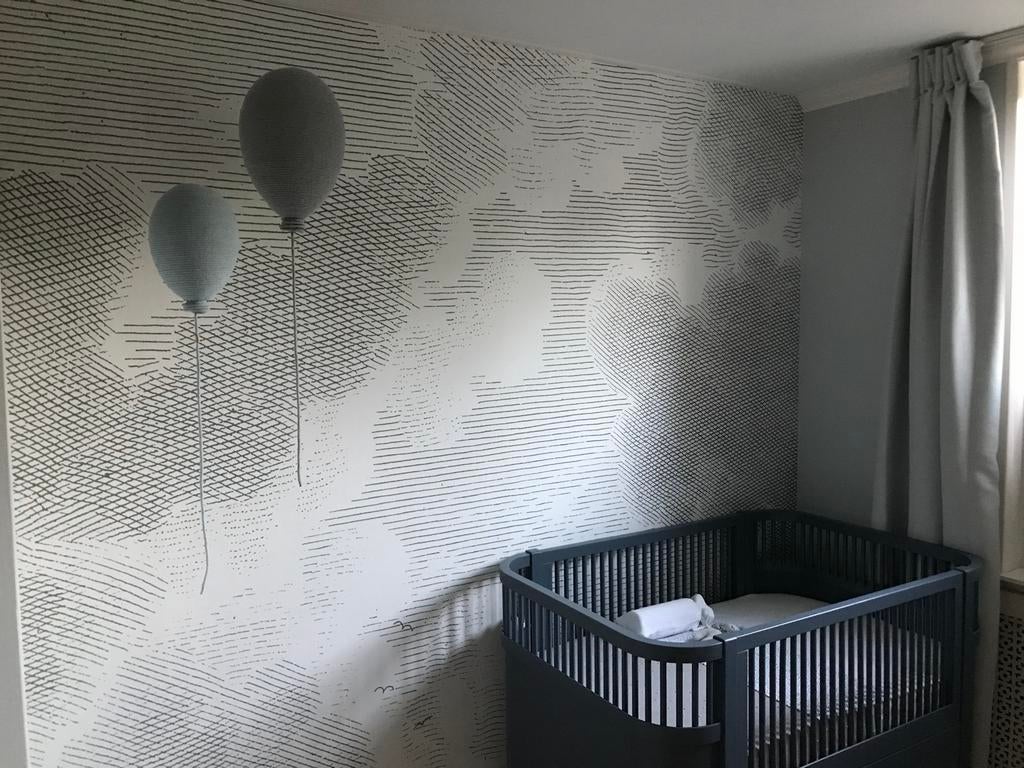 Sebra kili ledikant bed forest lake blue, Kinderen en Baby's, Babywiegjes en Ledikanten, Ophalen, Zo goed als nieuw, Ledikant