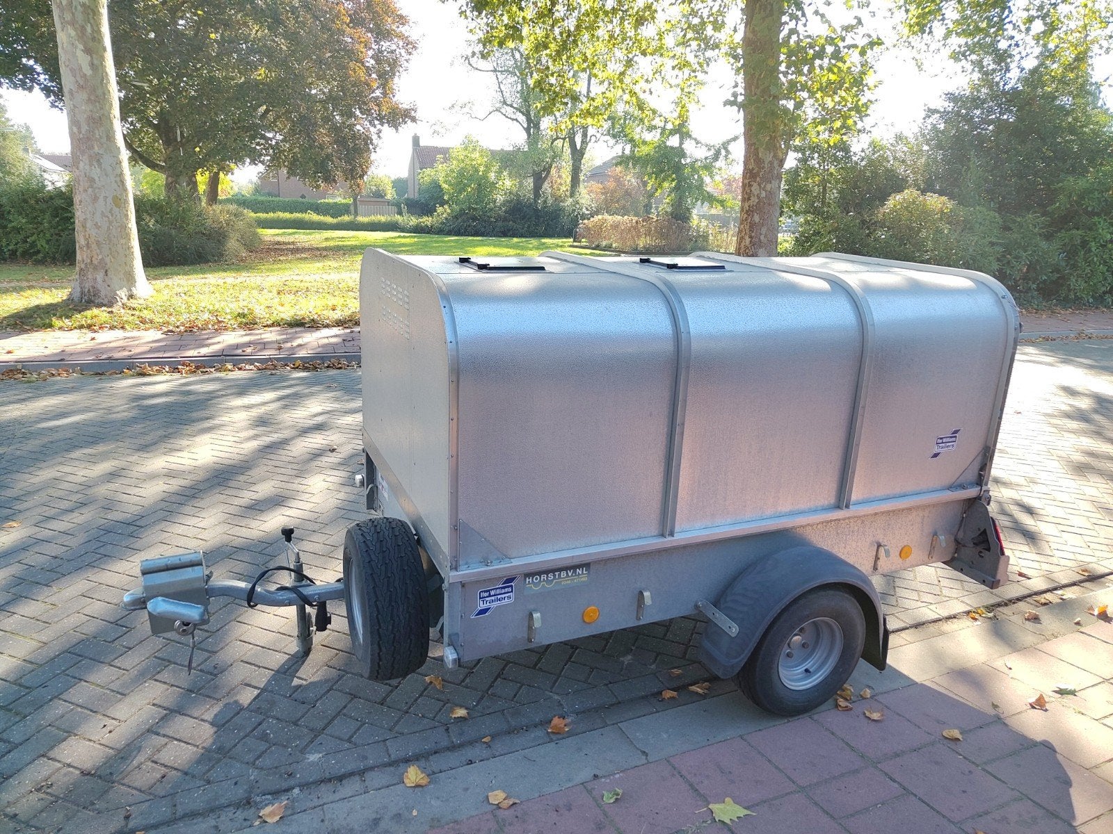 Schapentrailer Ifor Williams P7e, Ophalen