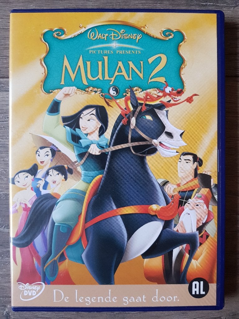 Dvd : Mulan 2 ... De legende gaat door -- Walt Disney, Engels, Tekenfilm, Nederlands, Ophalen of Verzenden
