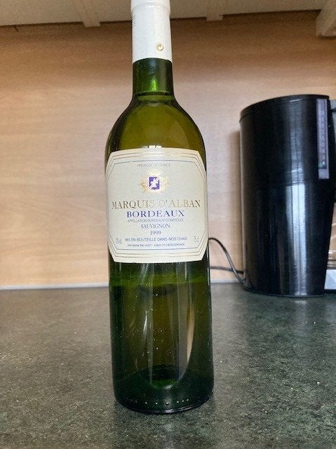 witte wijn bordeaux Marquis D'Alban, Frankrijk, Nieuw, Ophalen of Verzenden, Witte wijn