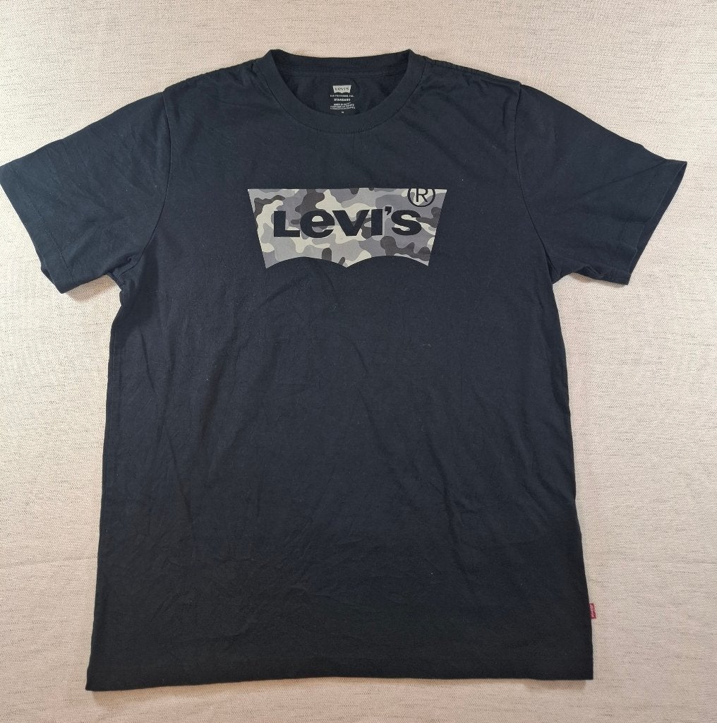 Levi's T-shirt maat M Zwart, Zwart, Zo goed als nieuw, Levi’s, Verzenden