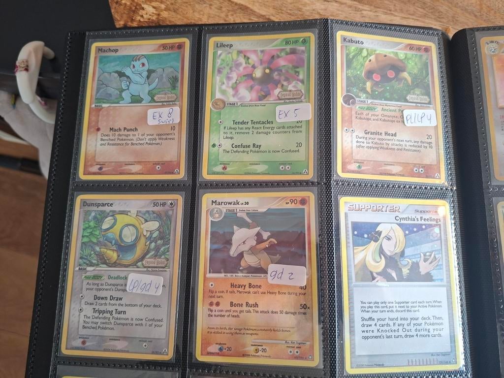Legend maker stamped holo: Dunsparce en Lileep, Ophalen of Verzenden, Zo goed als nieuw, Meerdere kaarten