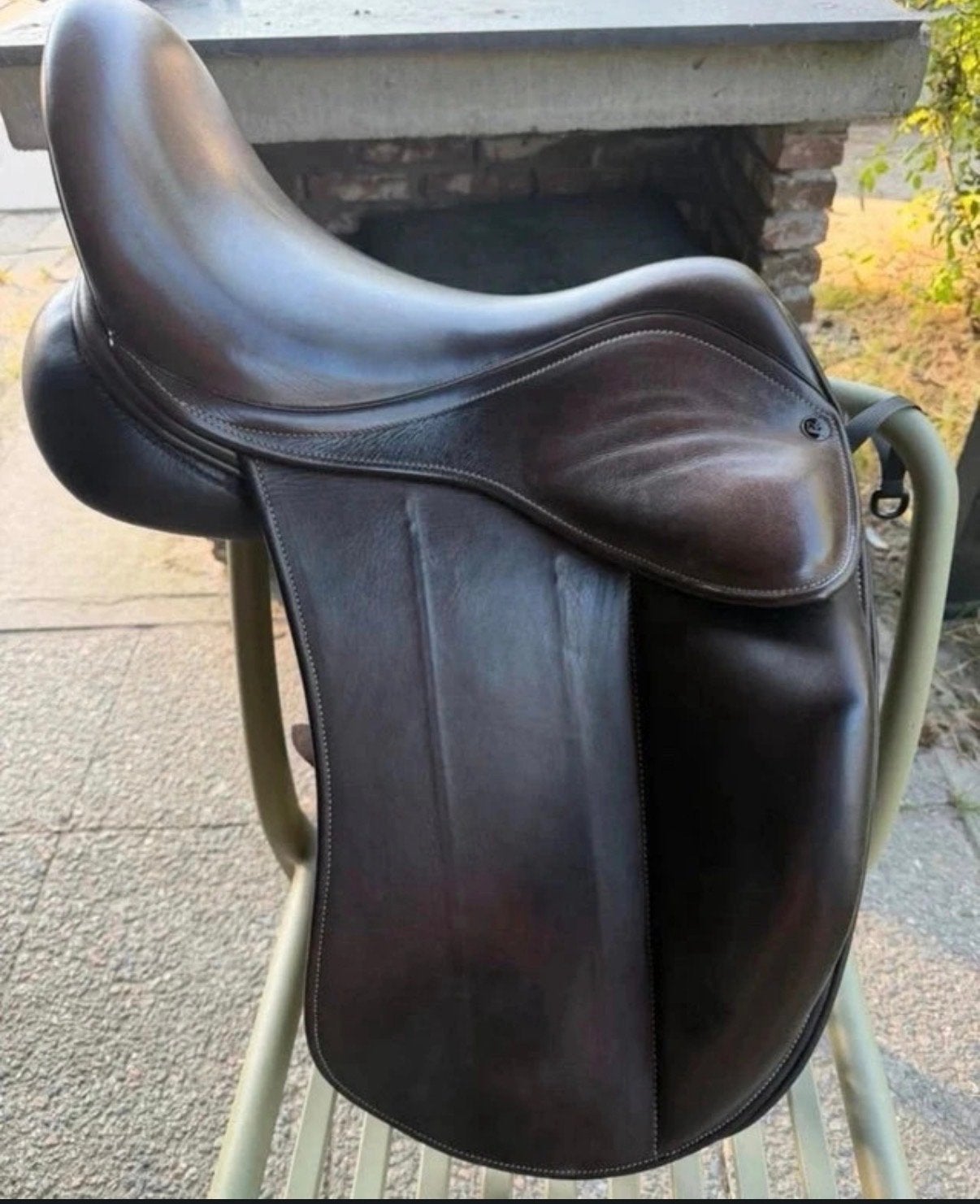Empire dresuurzadel bruin 17.5, L (17.5 inch), Dressuur, Nieuw, Ophalen of Verzenden