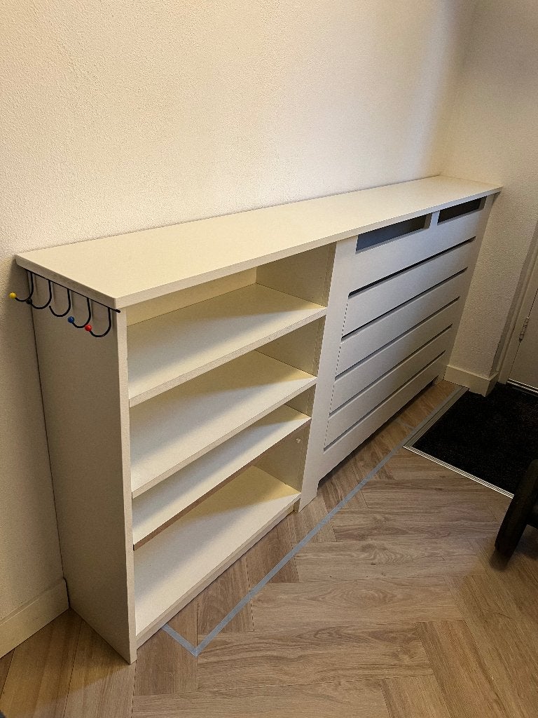 Radiatorombouw met planken voor schoenen, Ophalen, Minder dan 30 cm, Overige typen, Minder dan 60 cm