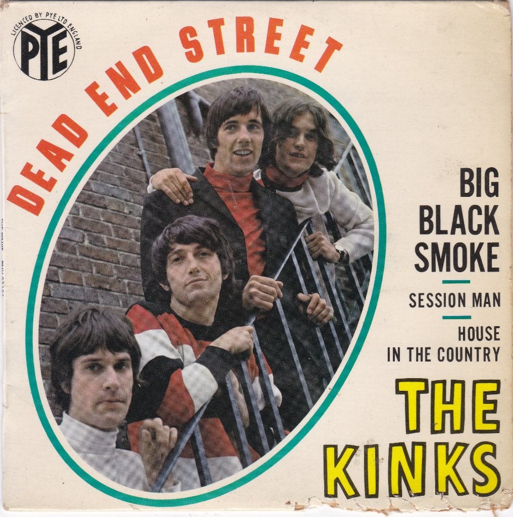 The Kinks - Dead End Street EP (1966) - Franse persing, Cd's en Dvd's, Beschermende buitenhoes, Gebruikt, 7 inch, Ophalen of Verzenden
