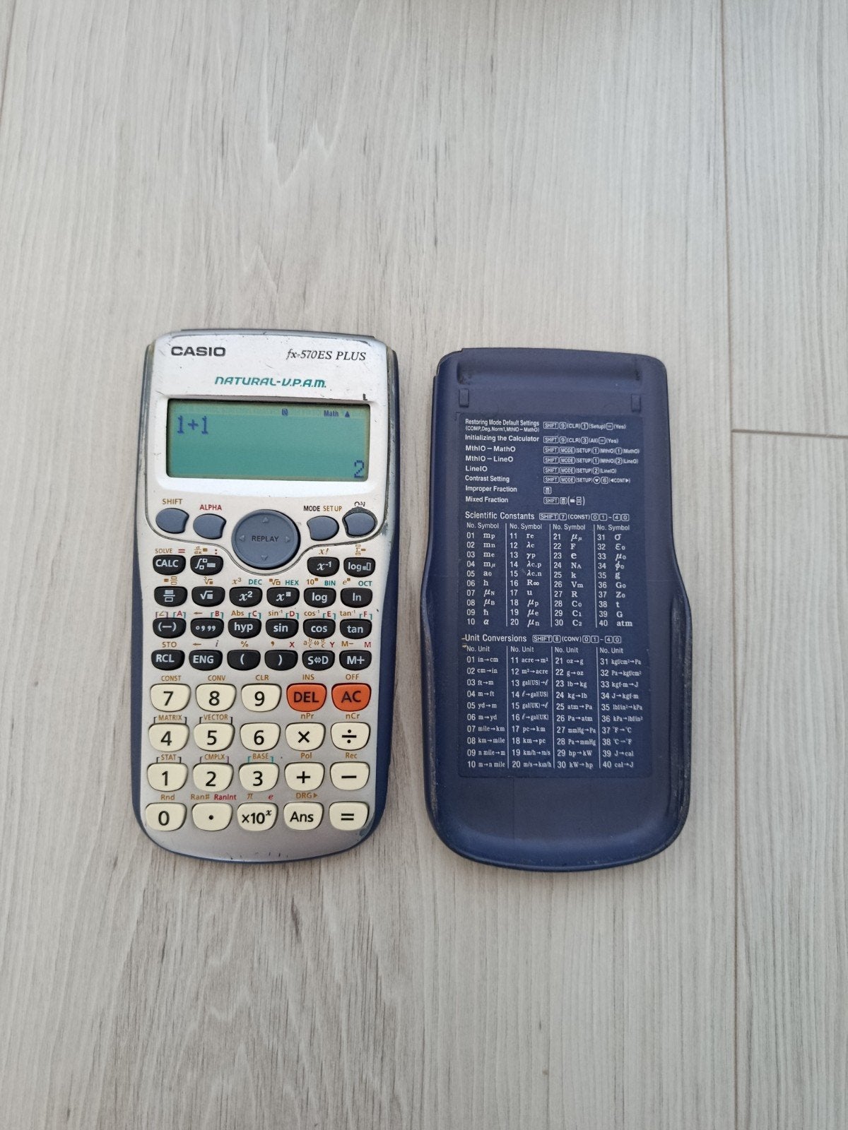 Casio fx-570ES PLUS scientific calculator, Ophalen, Gebruikt