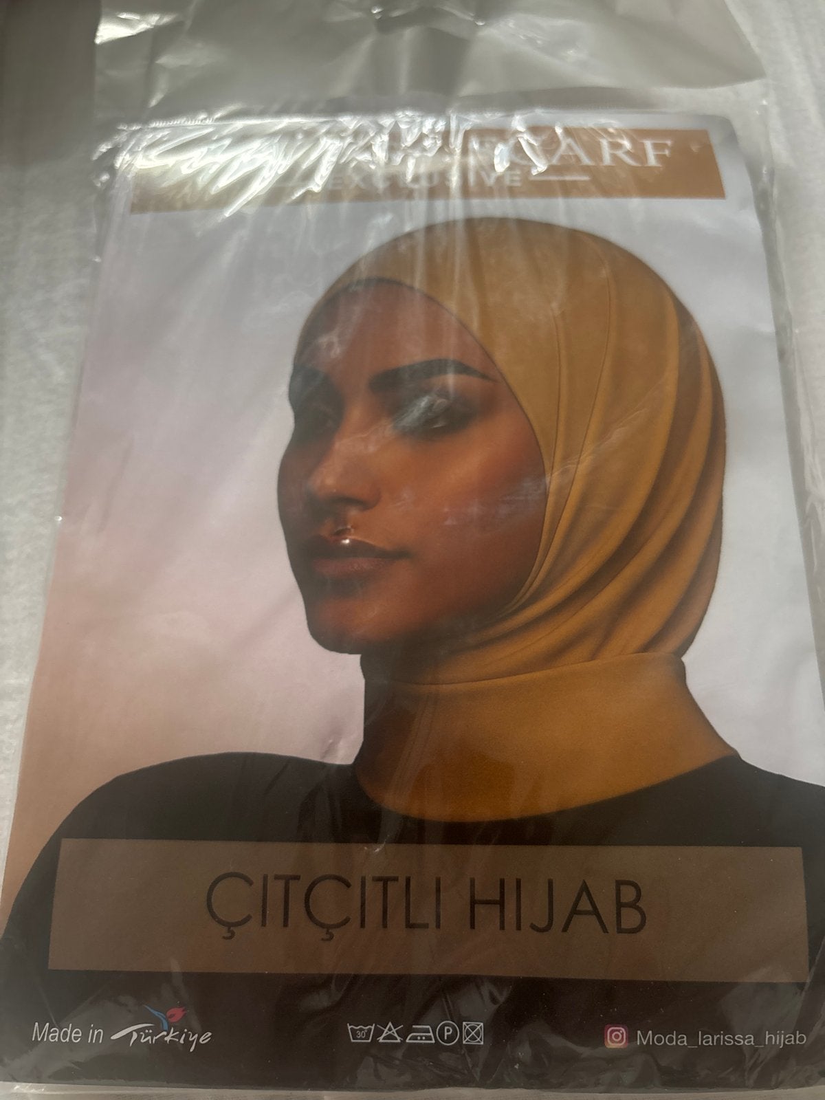 Nieuwe Çitçitli Hijab - Hoofddoek met drukknoopjes, Ophalen, Nieuw, One size fits all, Hoed