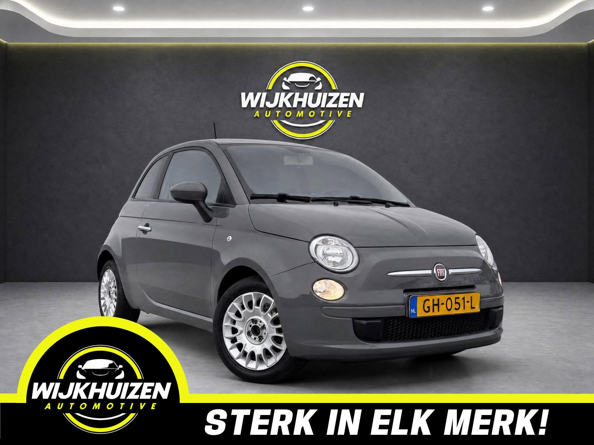 Fiat 500 1.0 TwinAir Lounge met Airco ! 15 Inch ! Nap !, Stof, Gebruikt, 840 kg, Origineel Nederlands