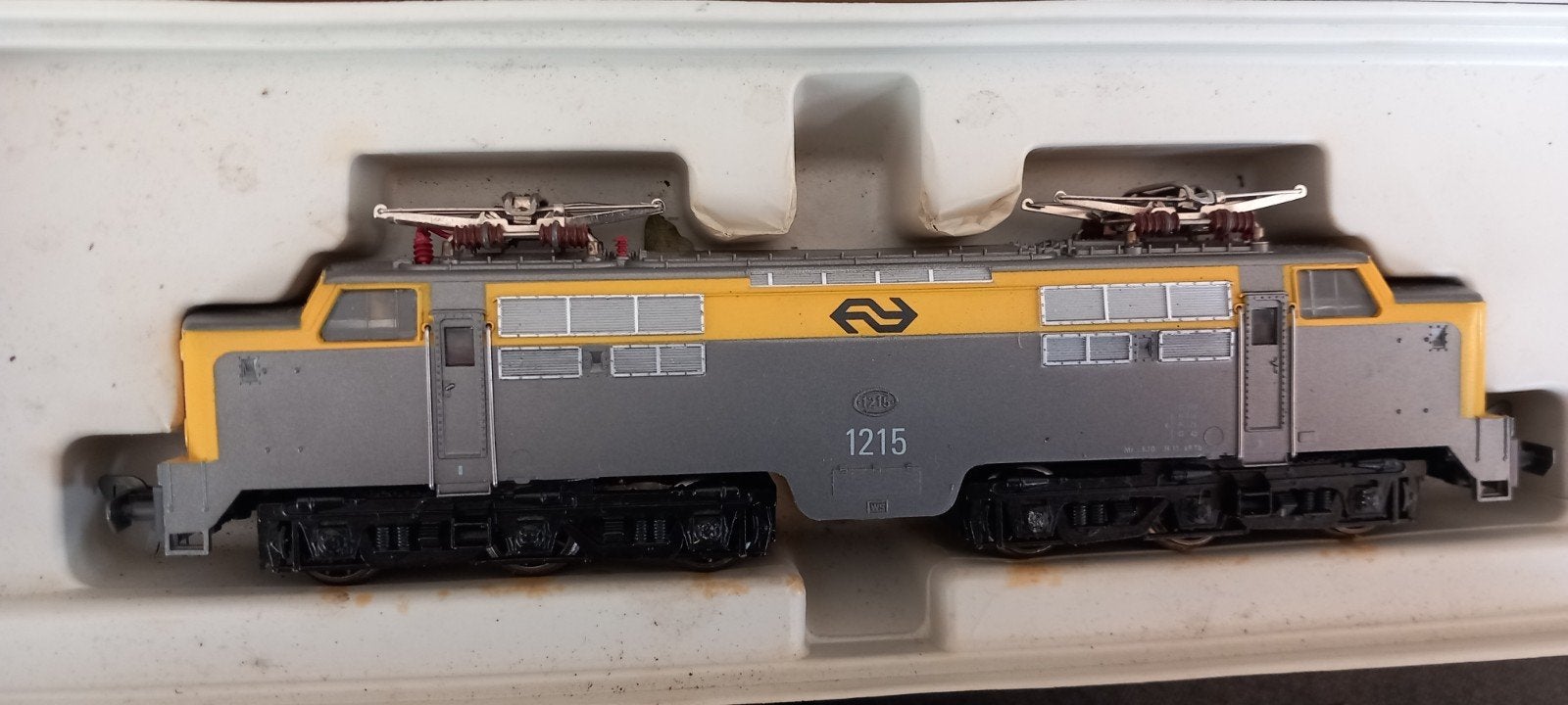 Te koop fleischmann ns lok  1215 ho Gelijkstroom Analoog, Gebruikt, Verzenden, Fleischmann, Analoog