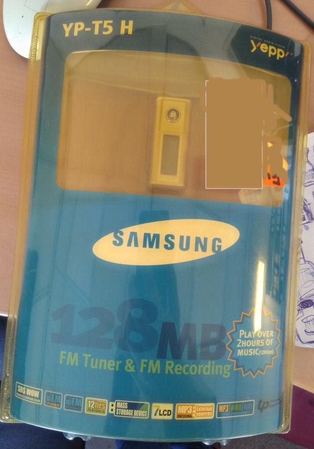 Samsung YP-T5H fm-radio en mp3 speler, Audio, Tv en Foto, Mp3-spelers | Overige merken, Ophalen of Verzenden, Nieuw, Samsung, 2 tot 10 GB