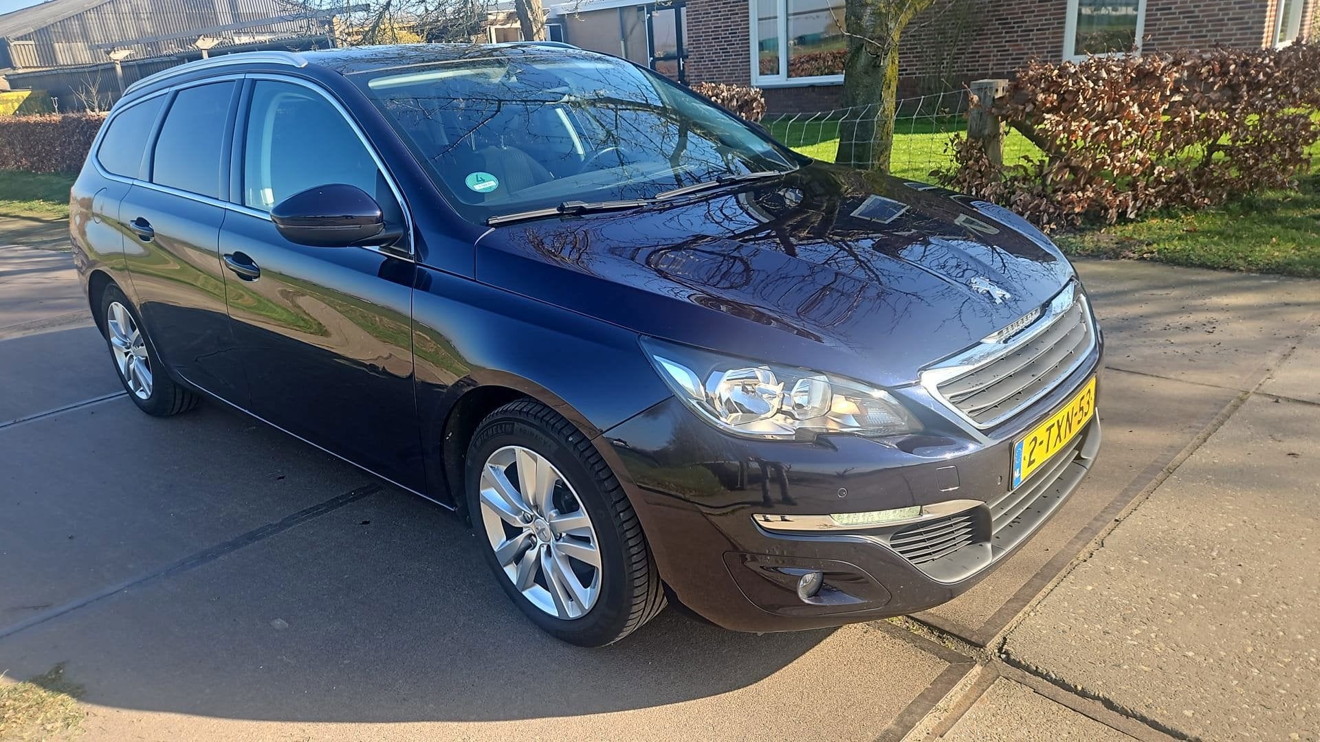 Peugeot 308 SW 1.6 BlueHDI Blue Lease Executive Pack/ euro 6, Voorwielaandrijving, Gebruikt, 4 cilinders, Blauw