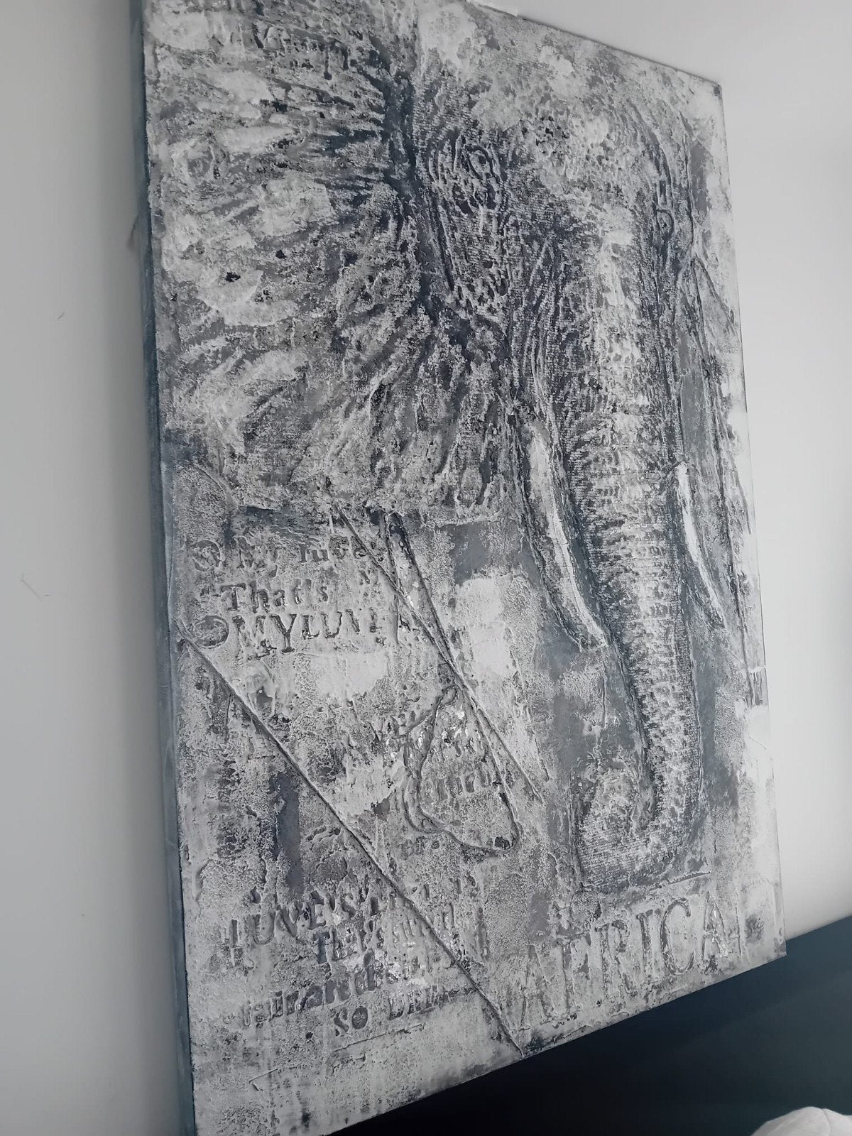 3D Schilderij, 125 cm of meer, Ophalen of Verzenden, Zo goed als nieuw, Schilderij