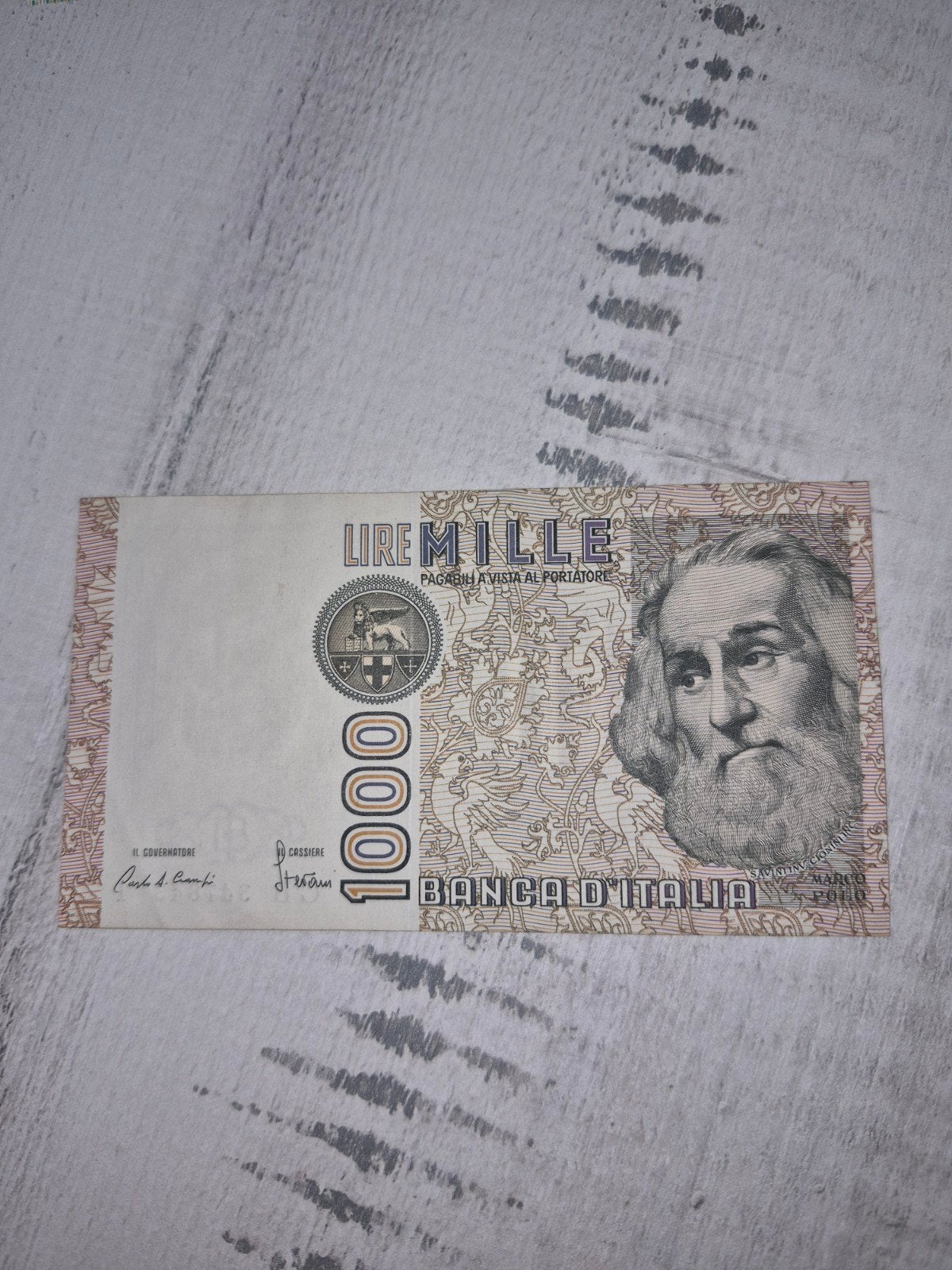 Zeldzaam Italiaans 1000 Lire biljet (1982), Ophalen of Verzenden, Italië
