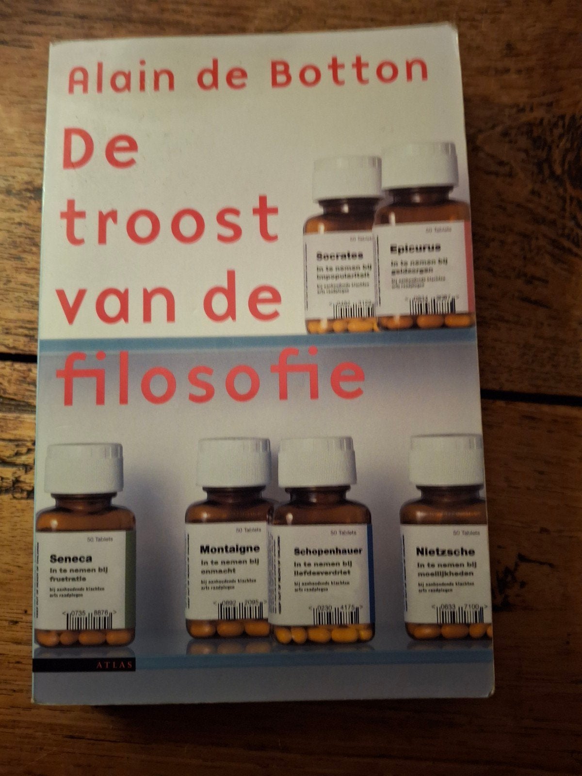 Alain de Botton - De troost van de filosofie, Ophalen of Verzenden, Gelezen, Alain de Botton