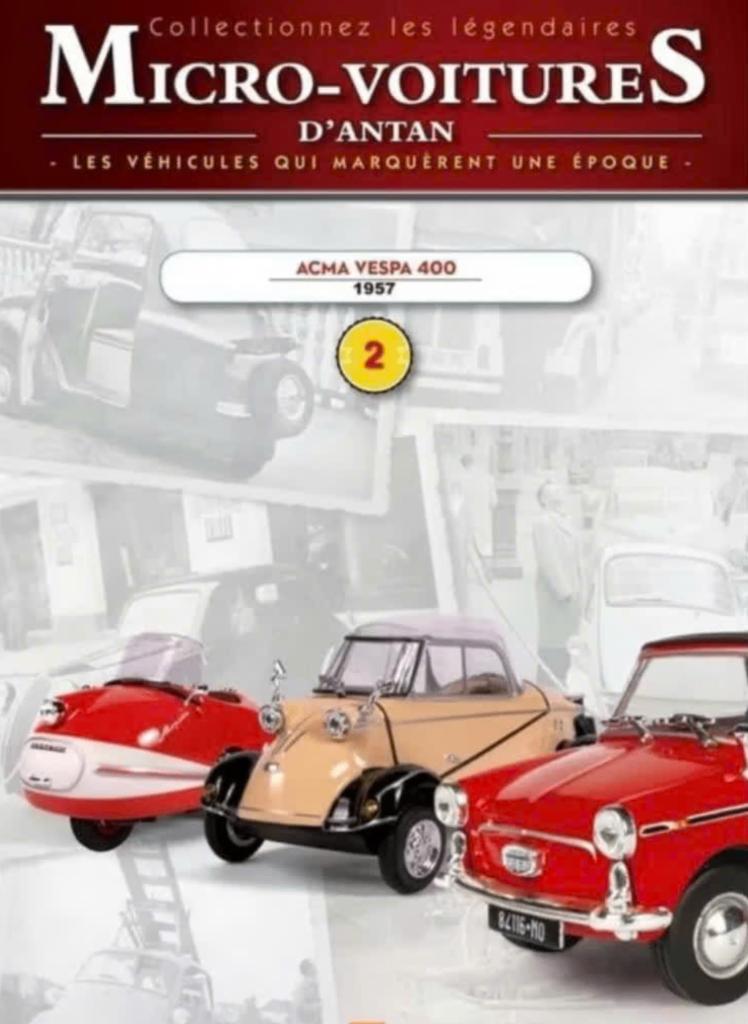 ACMA VESPA 1957 schaal 1/43 serie MICRO d'antan auto's # 2, Hobby en Vrije tijd, Modelauto's | 1:43, Verzenden, Nieuw, Auto, Overige merken