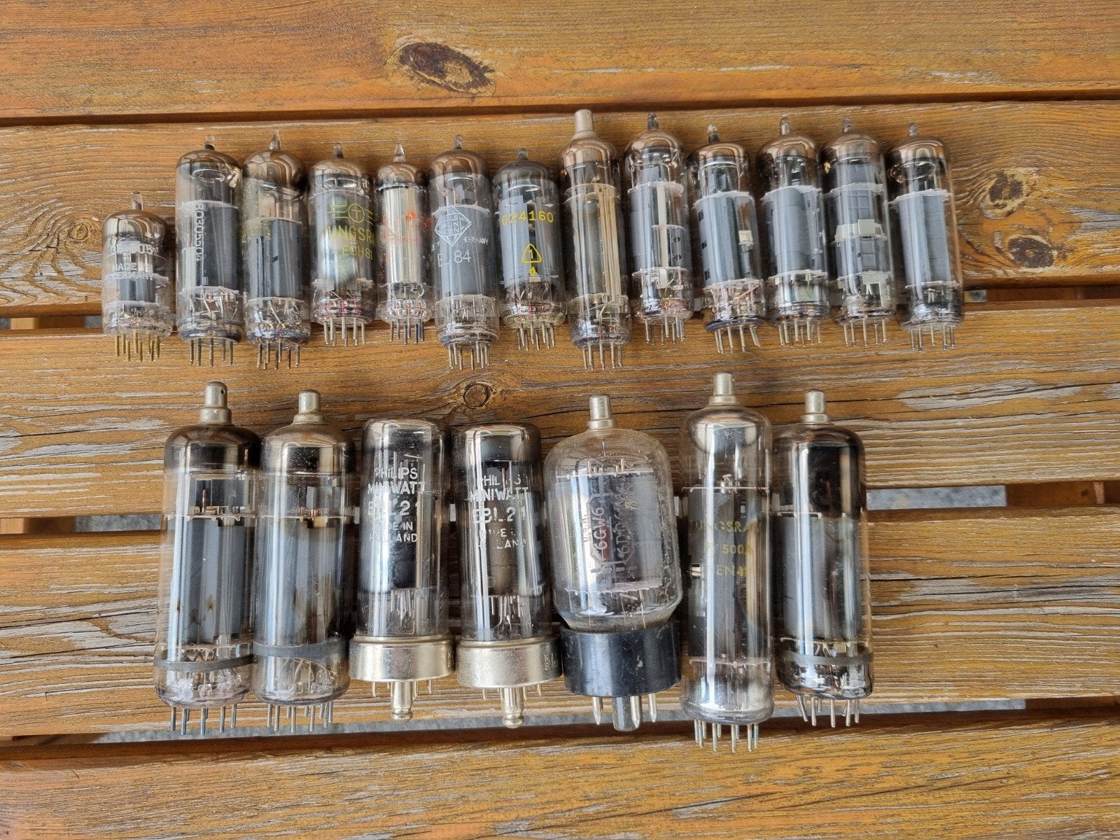 20x Vintage radiobuizen elektronenbuizen, Ophalen of Verzenden