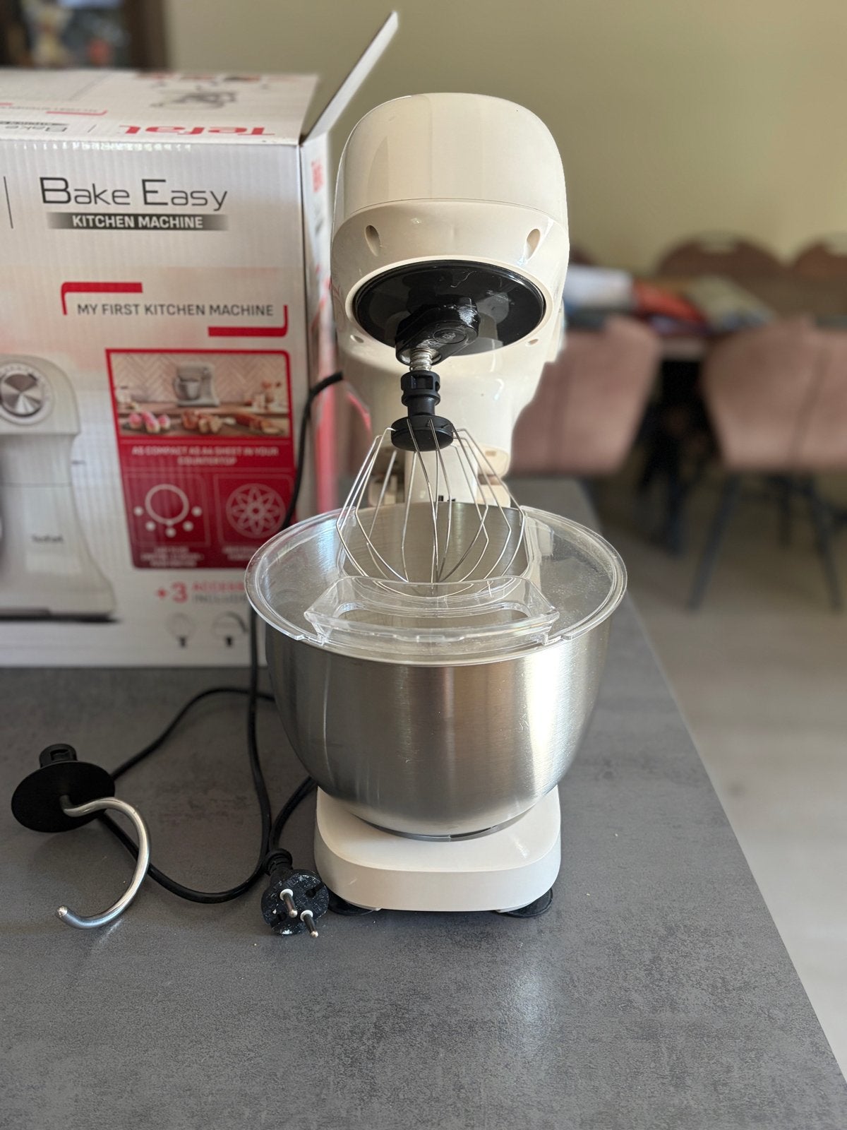 Tefal Bake Easy - Met garde en haak, zonder klopper!, Witgoed en Apparatuur, Keukenmixers, 3 tot 4 liter, Ophalen of Verzenden
