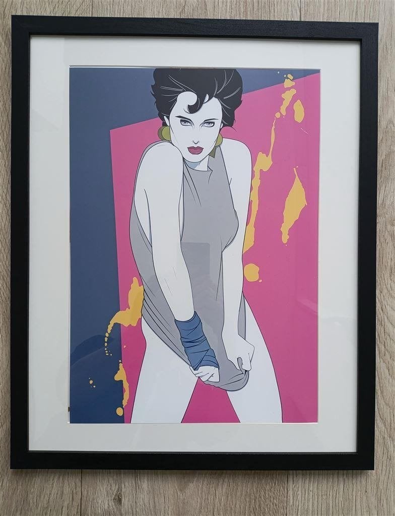 80s stijl Patrick Nagel Pop Art Poster Lijst, Verzenden