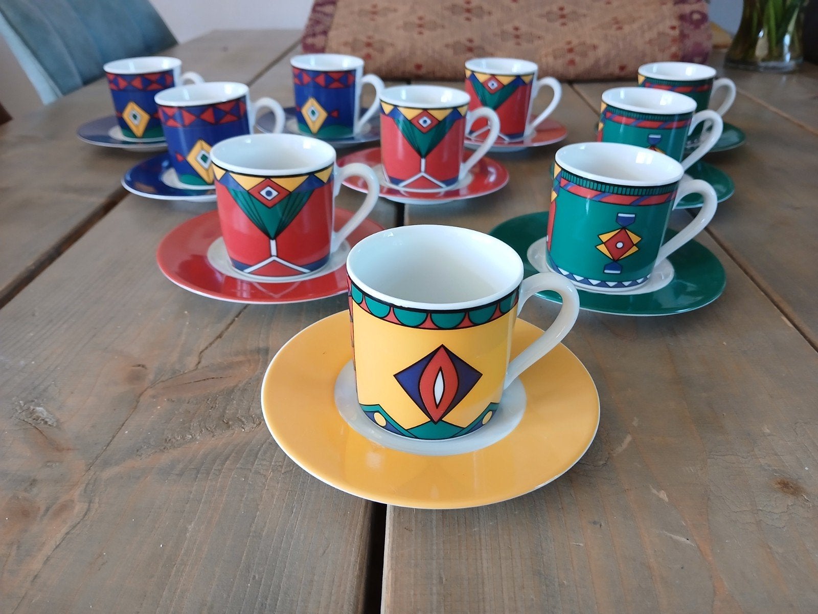 Kahla Change espressokopjes (10) diverse kleurstellingen, Ophalen of Verzenden, Zo goed als nieuw, Overige stijlen, Kop(pen) en/of Schotel(s)