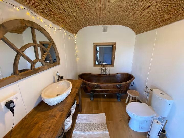luxueus ingerichte mobiele badkamer / tiny house, Ophalen