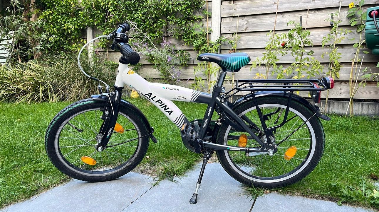 Alpina Yabber Kinderfiets - 18 inch, Ophalen, Zo goed als nieuw, 16 tot 20 inch