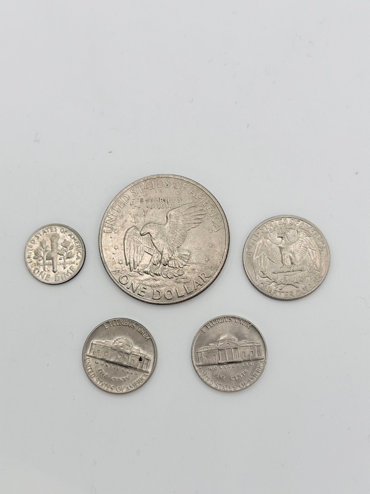 5 Amerikaanse munten, Postzegels en Munten, Ophalen of Verzenden, Noord-Amerika
