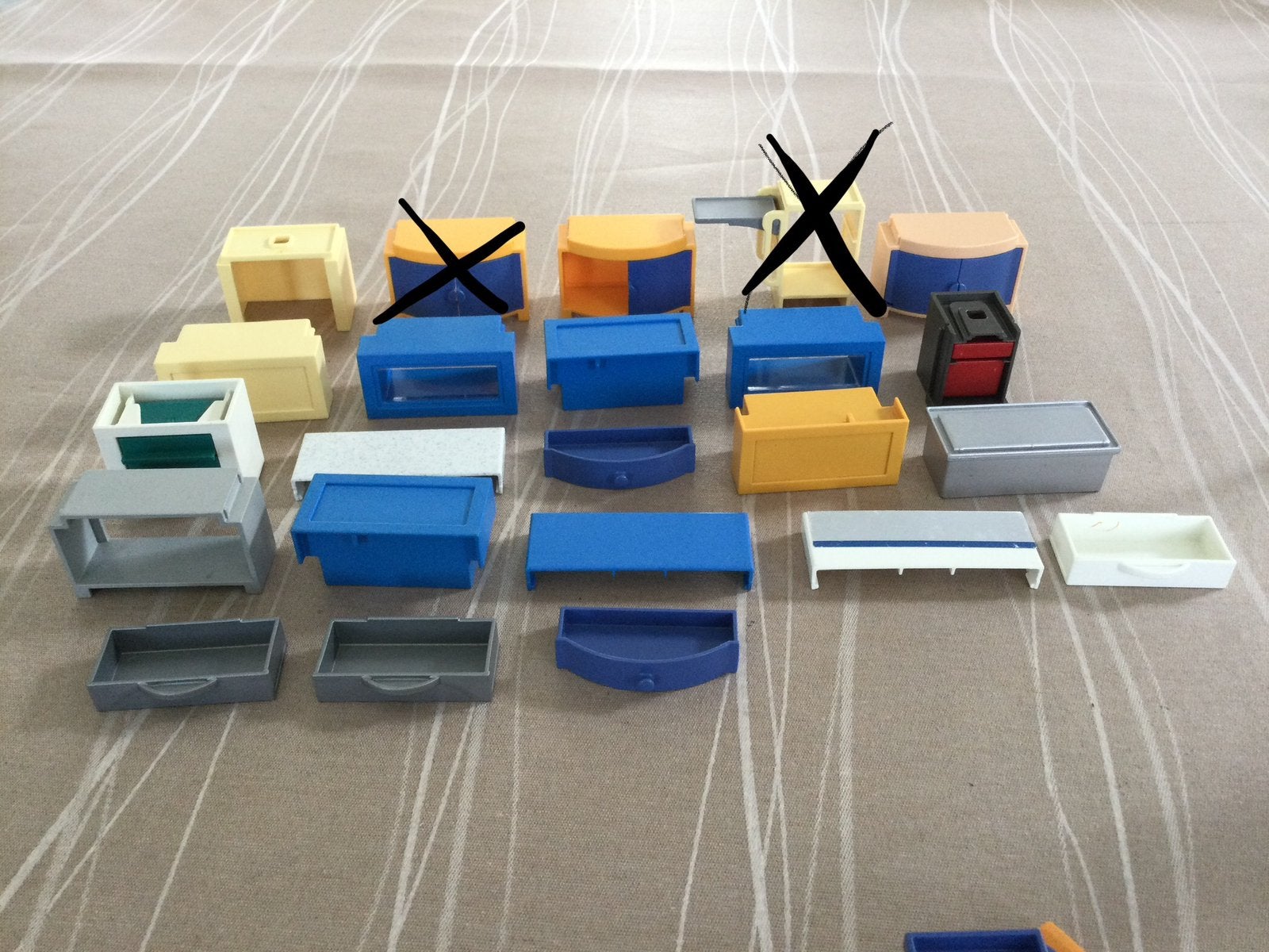 Playmobil kasten., Ophalen of Verzenden, Zo goed als nieuw
