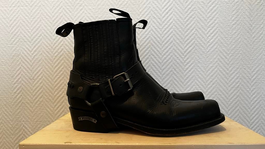 Zwarte leren Sendra boots maat 39, Kleding | Heren, Schoenen, Sendra, Zwart, Boots, Ophalen of Verzenden