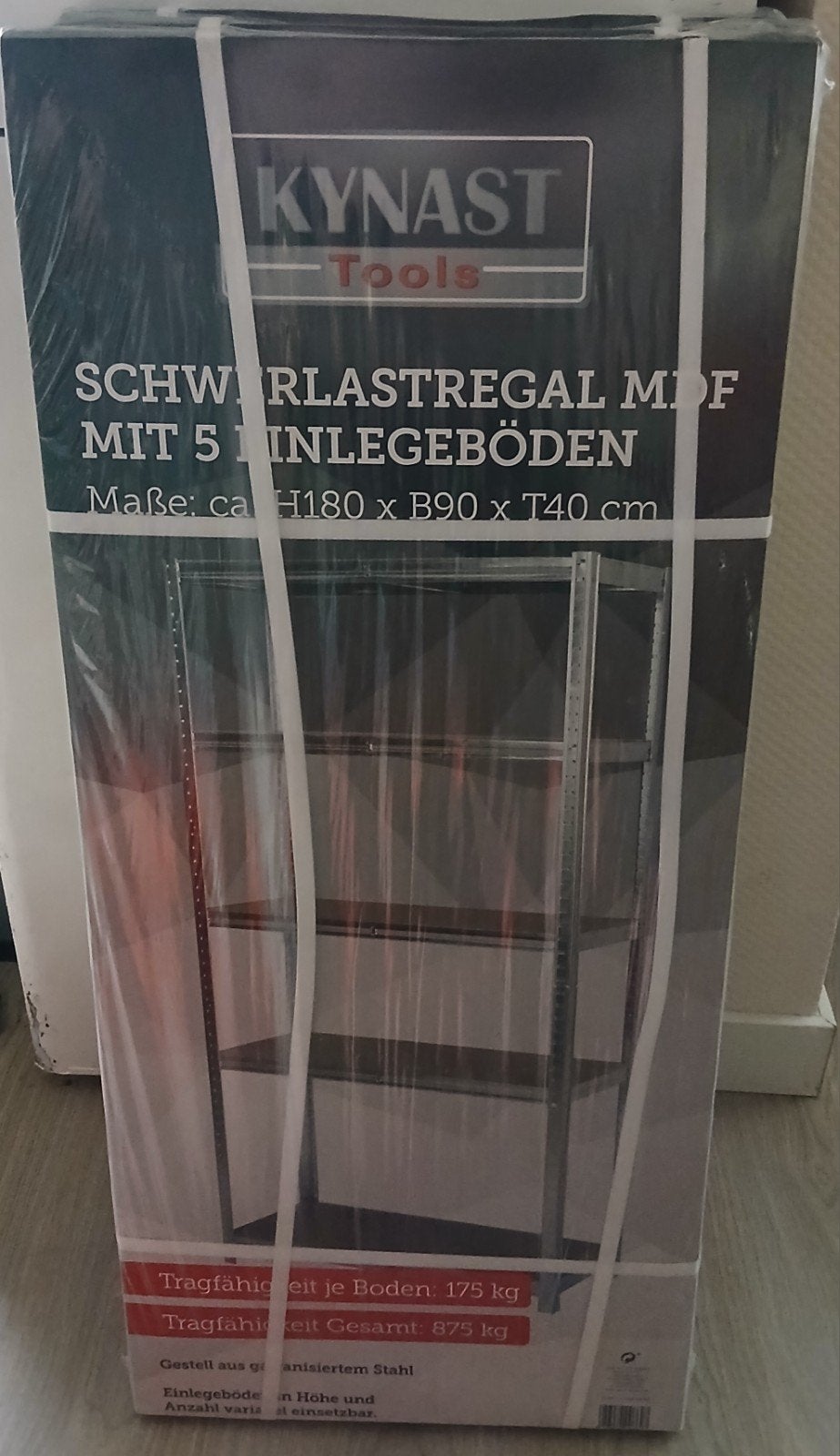 3x Nieuwe Kynast Zware Last Stellingen - 180x90x40 cm, Ophalen, Nieuw