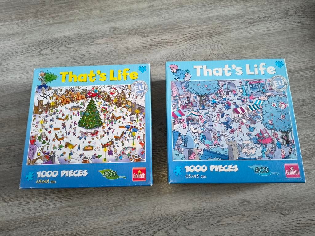That's life puzzels 1000 stukjes, Ophalen of Verzenden, 500 t/m 1500 stukjes, Zo goed als nieuw