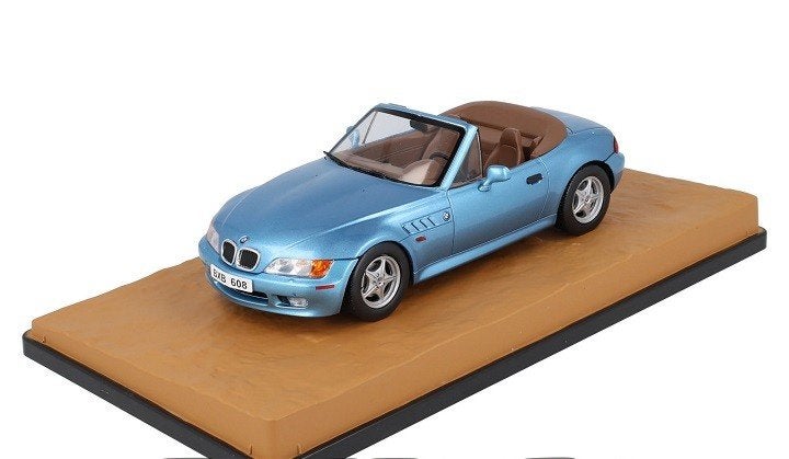BMW Z3 Roadster 1997 "James Bond Goldeneye" Blue 1/24 Hachet, Tschuiten@hotmail.com, Duitsland, Auto, Nieuw