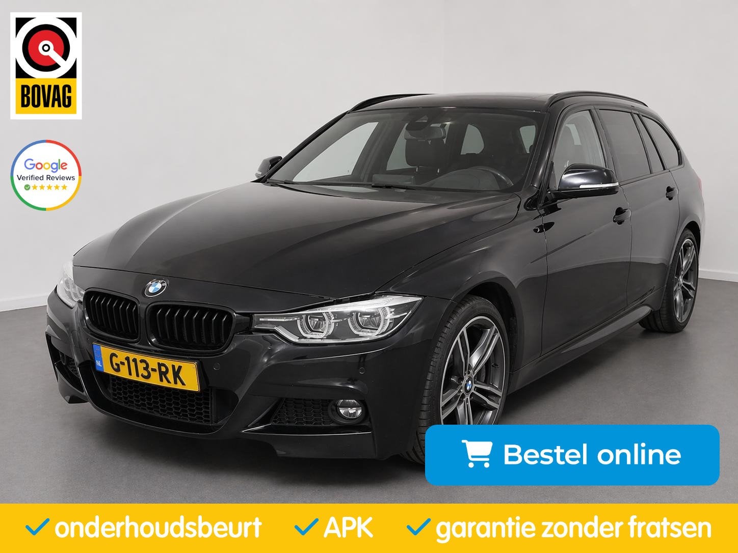 BMW 3-serie Touring 318i M Sport| CruiseControl|Schuifdak|Na, Automaat, Gebruikt, Met garantie (alle), 1465 kg