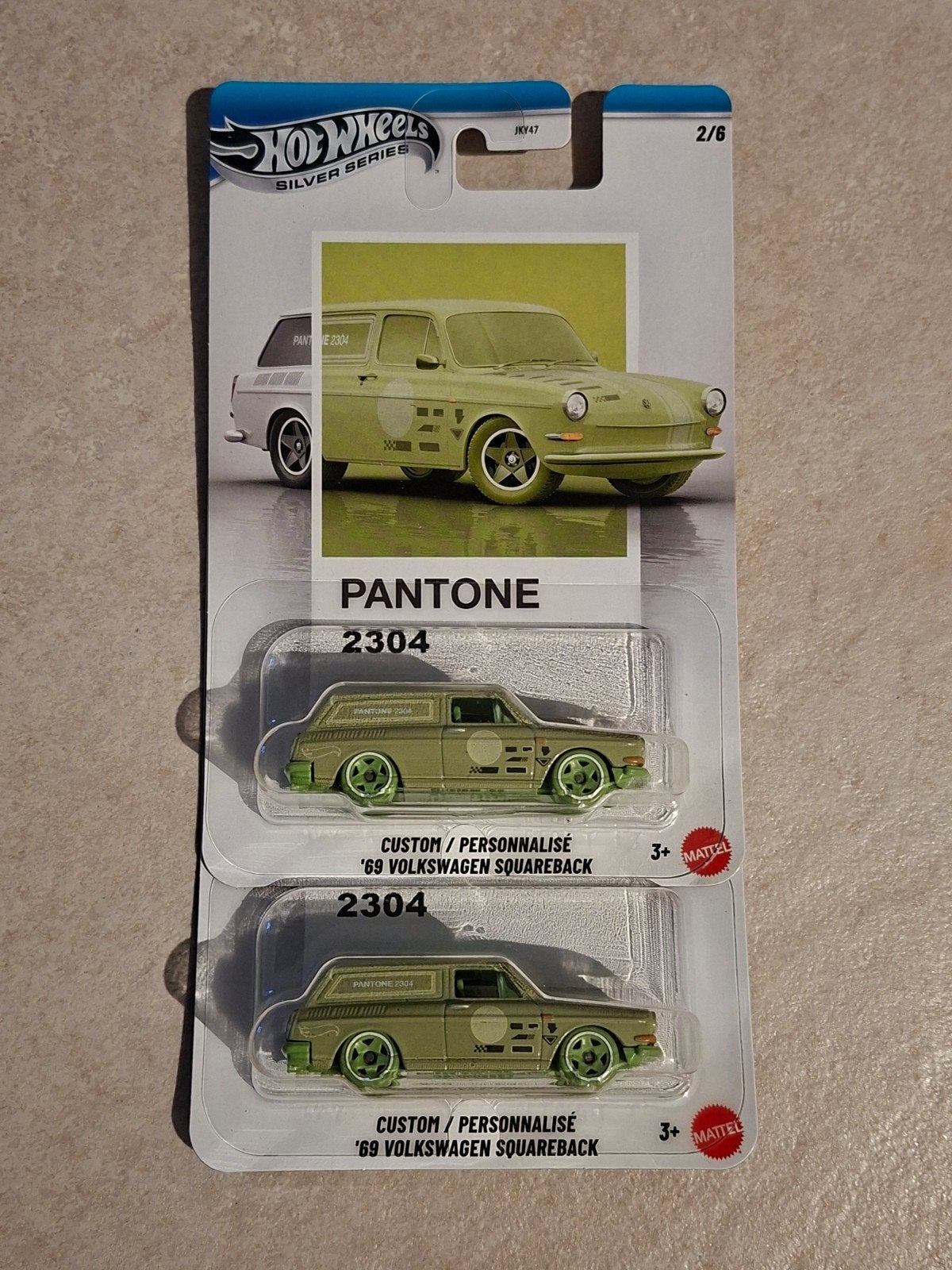 Hot Wheels Silver Series '69 VW Squareback Pantone 2304, Ophalen of Verzenden, Nieuw, Auto