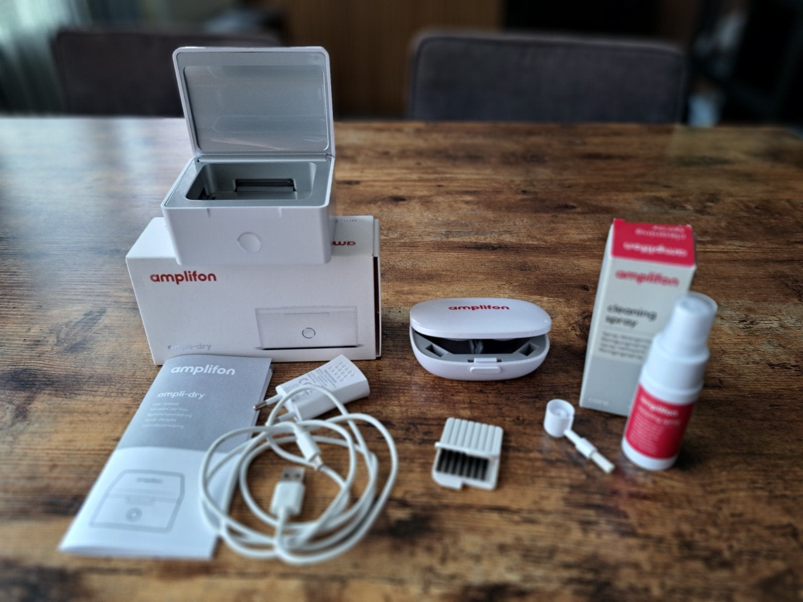 Amplifon amply-dry droger voor hoortoestellen, Ophalen of Verzenden, Zo goed als nieuw, Overige typen