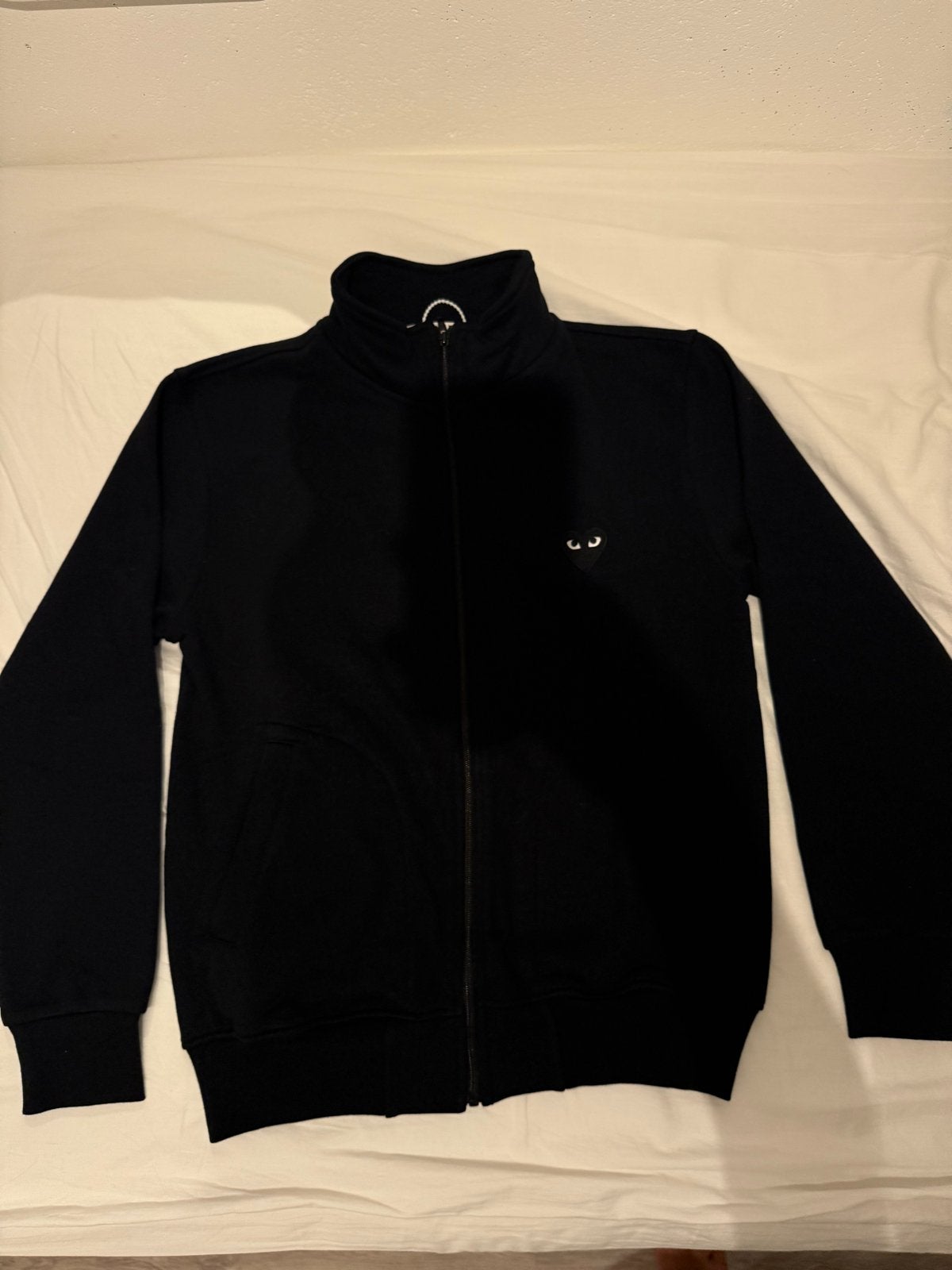 Comme des Garçons PLAY Track Jacket Zwart, Kleding | Heren, Ophalen of Verzenden, Nieuw, Maat 46 (S) of kleiner, Zwart