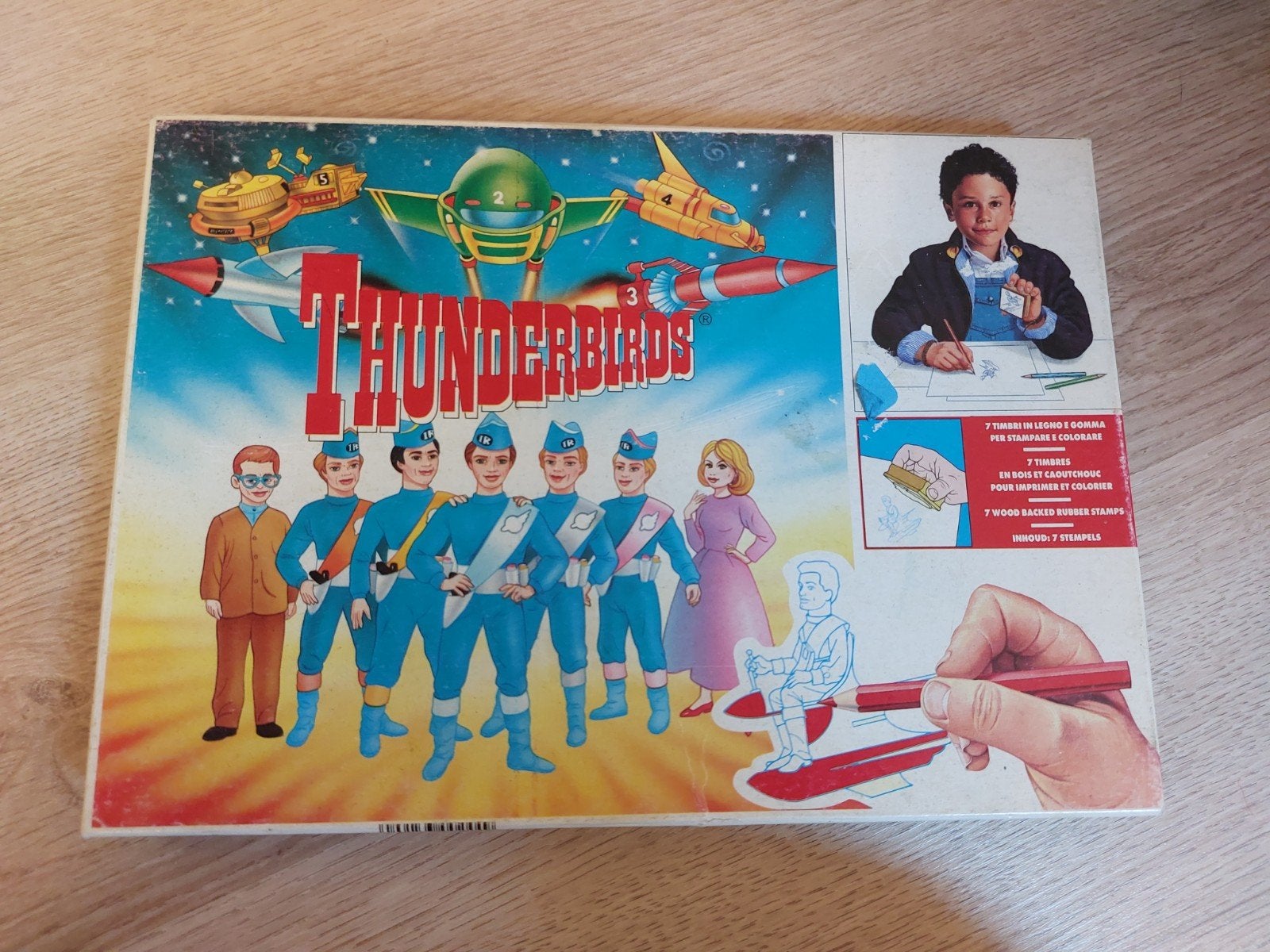 Thunderbirds stempel set, Ophalen of Verzenden