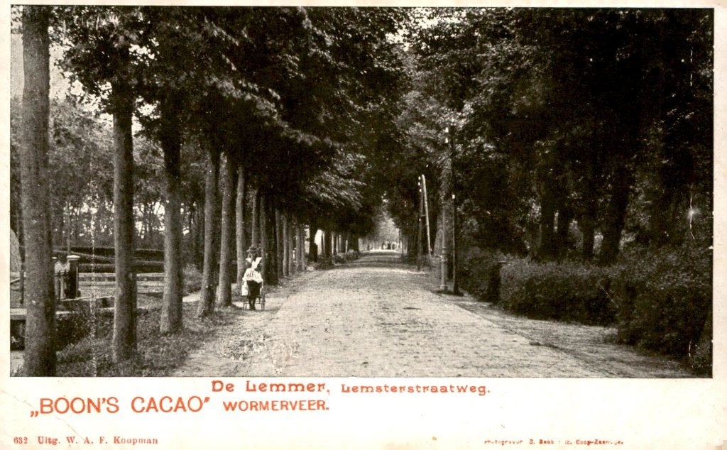 Wormerveer De Lemmer - Boons Cacao reclame # 71, Verzenden, Voor 1920, Gelopen, Noord-Holland