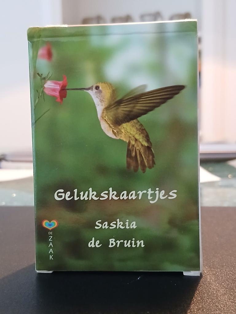 Gelukskaartjes - Saskia de Bruin - Inspiratie en Geluk, Ophalen of Verzenden, Zo goed als nieuw, Saskia de Bruin, Eén auteur