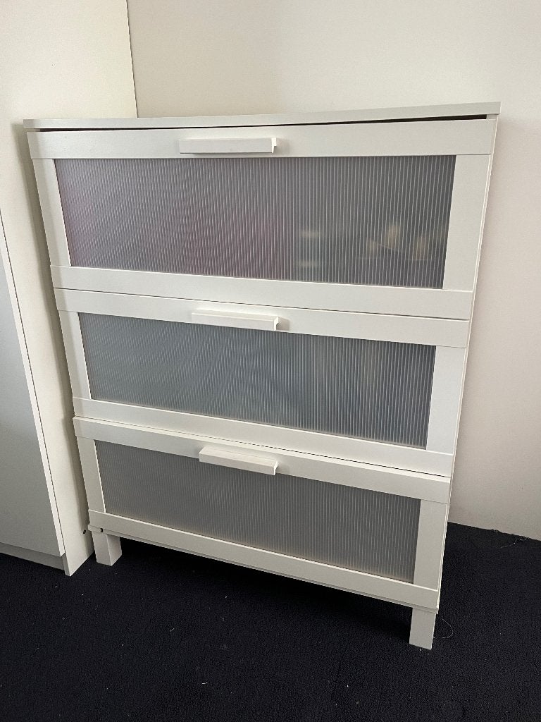 IKEA BRIMNES ladekast - Gebruikt, Ophalen, Gebruikt, 100 tot 150 cm, 50 tot 100 cm