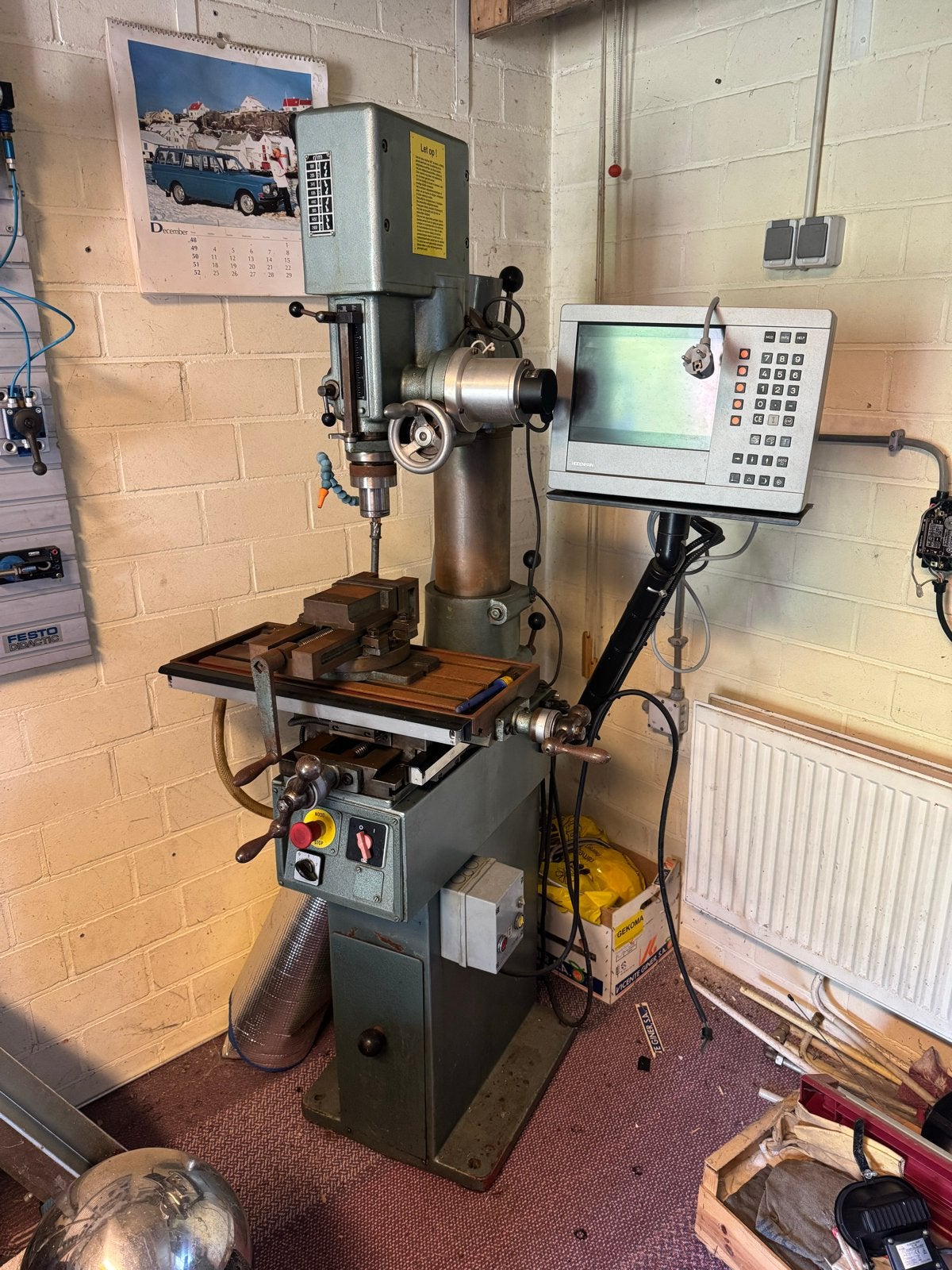 AB Arboga Maskiner BoorFreesmachine met Heidenhain Display, Ophalen, Gebruikt, Elektrisch, Overige soorten