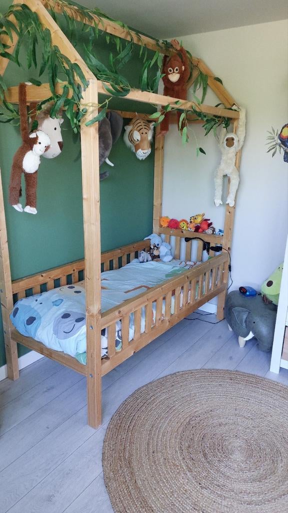 Huisjesbed peuter, Kinderen en Baby's, Kinderkamer | Stapelbedden en Hoogslapers, Ophalen, Gebruikt, Hoogslaper