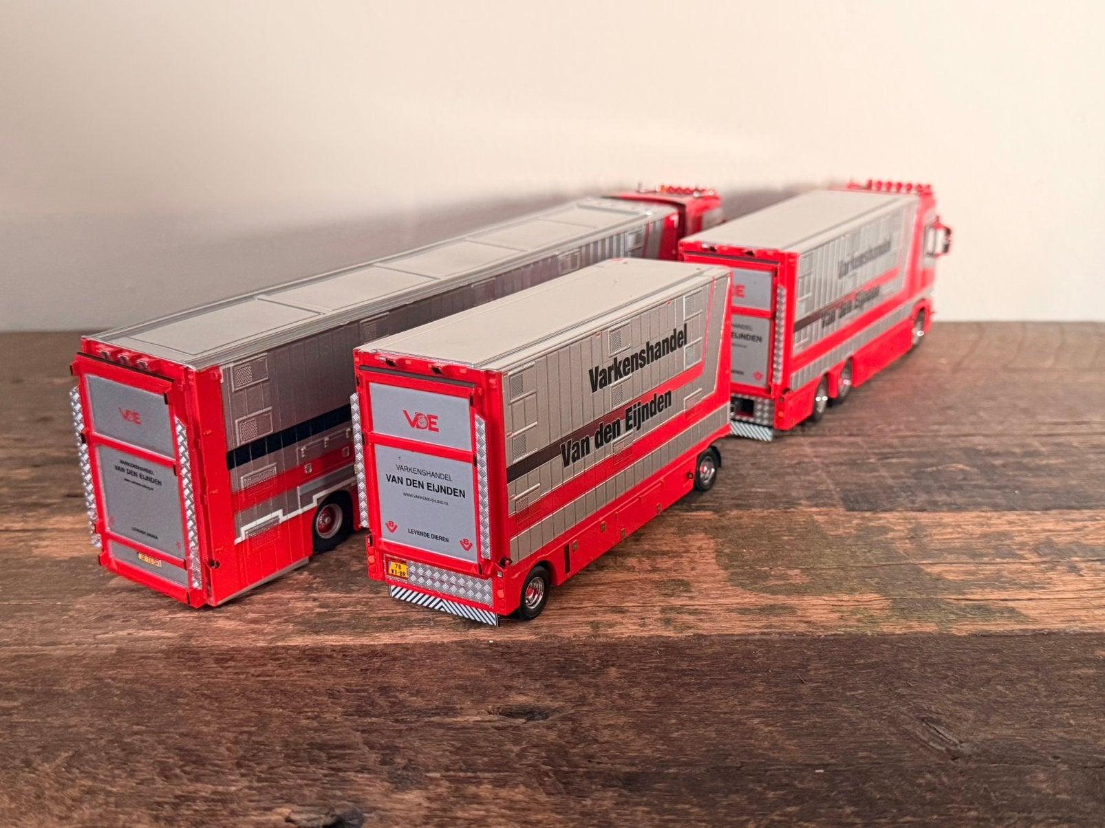 Tekno / IMC - Scania Next Gen setje Van den Eijnden, Ophalen of Verzenden, Zo goed als nieuw, Bus of Vrachtwagen, Tekno
