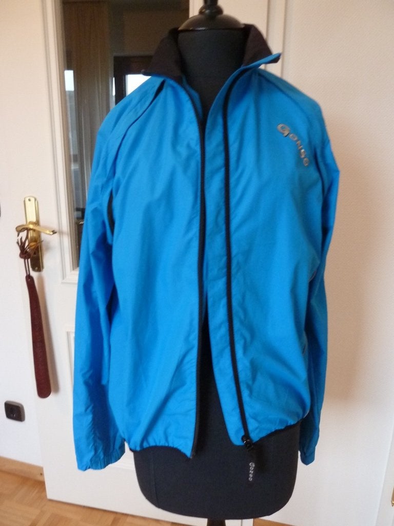 Gonso lichtgewicht sport jack, windbraker + fiets shirt zgan, Maat 38/40 (M), Zo goed als nieuw, Hardlopen of Fietsen, GONSO + AGU