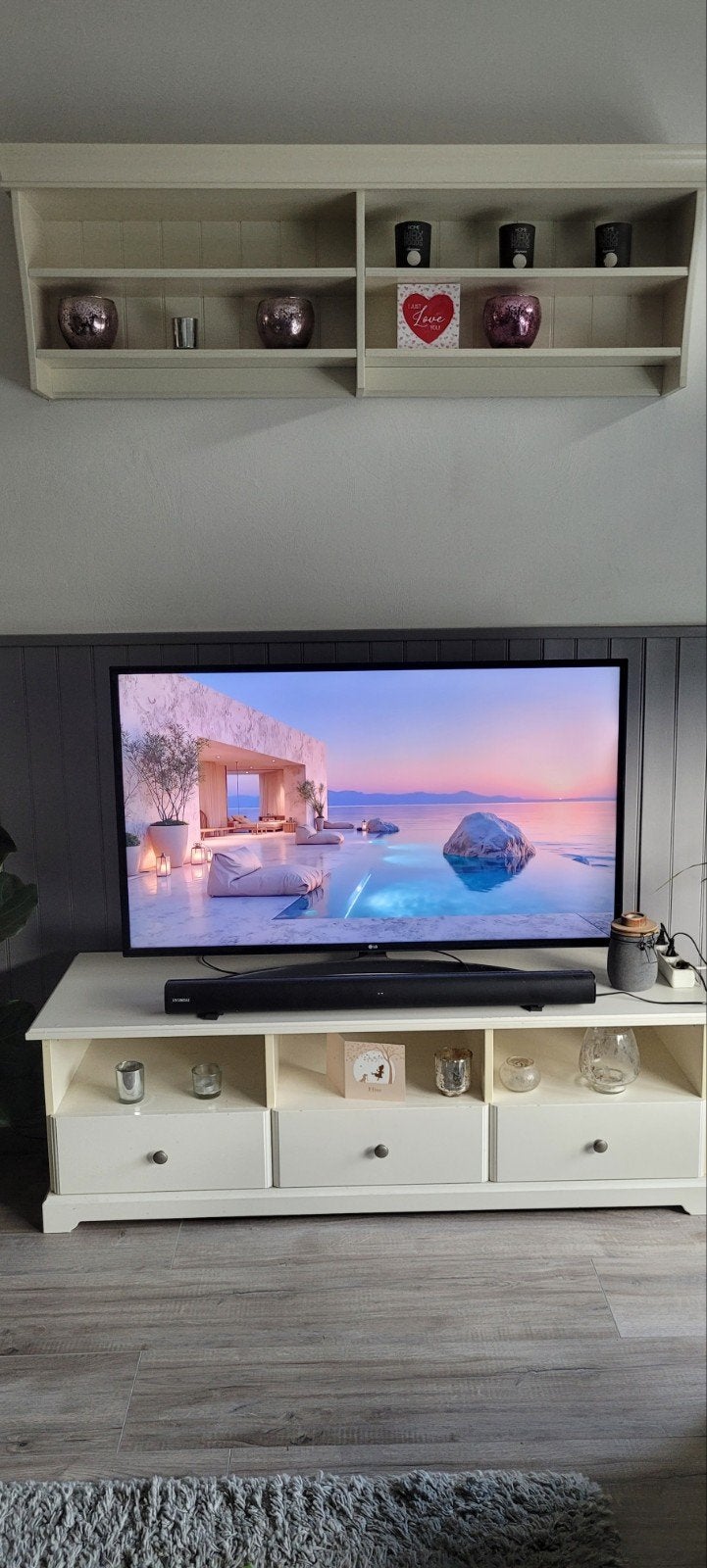 Tv meubel wit, Ophalen, 25 tot 50 cm, Minder dan 100 cm